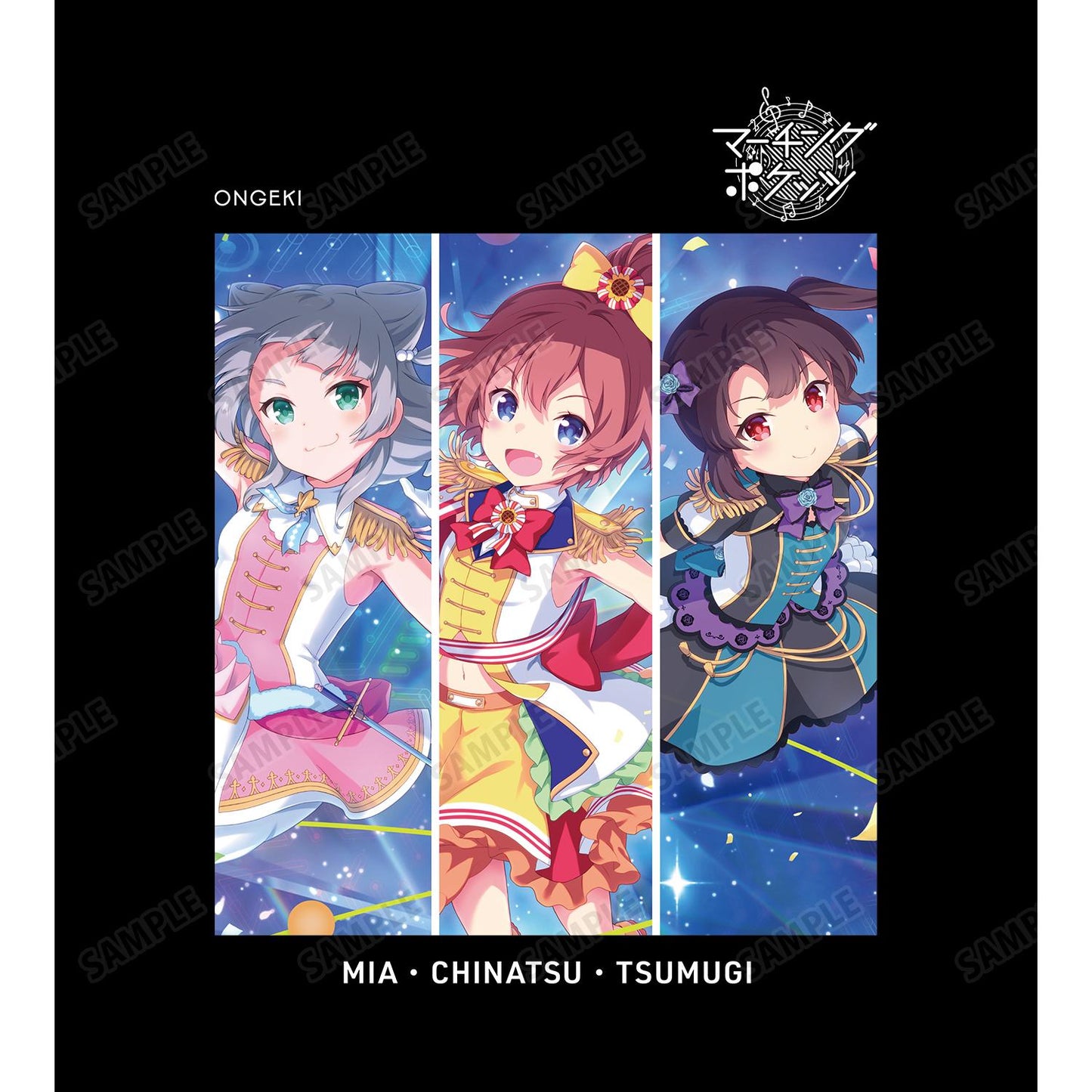 オンゲキ Re:Fresh_(サイズ/XXL)_軍樂隊口袋款短袖T恤男女同款