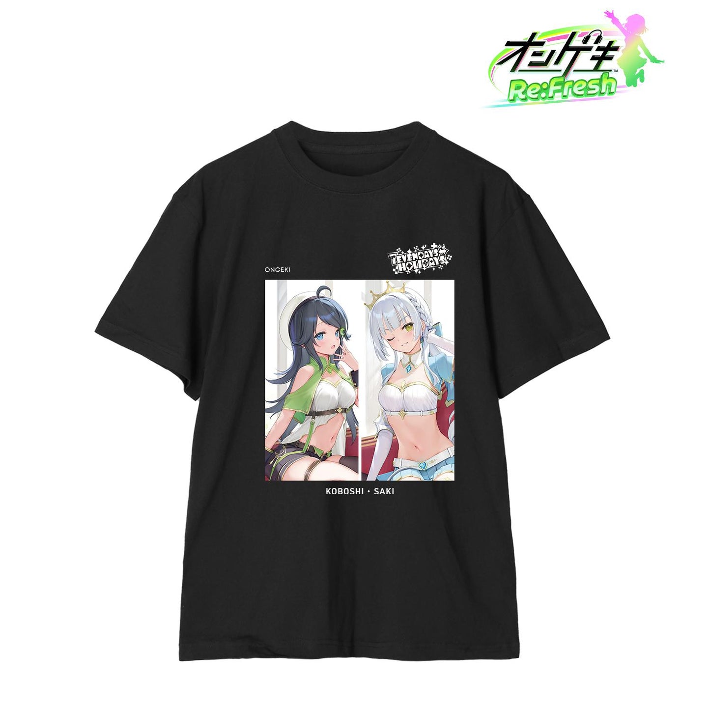 オンゲキ Re:Fresh(尺碼/XL)7EVENDAYS⇔HOLIDAYS 男女同款T恤