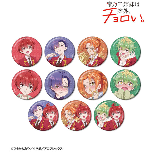 帝乃三姐妹其實意外地容易攻略。_閃粉徽章盲盒(單品/全套BOX)【BOX/內含11包】