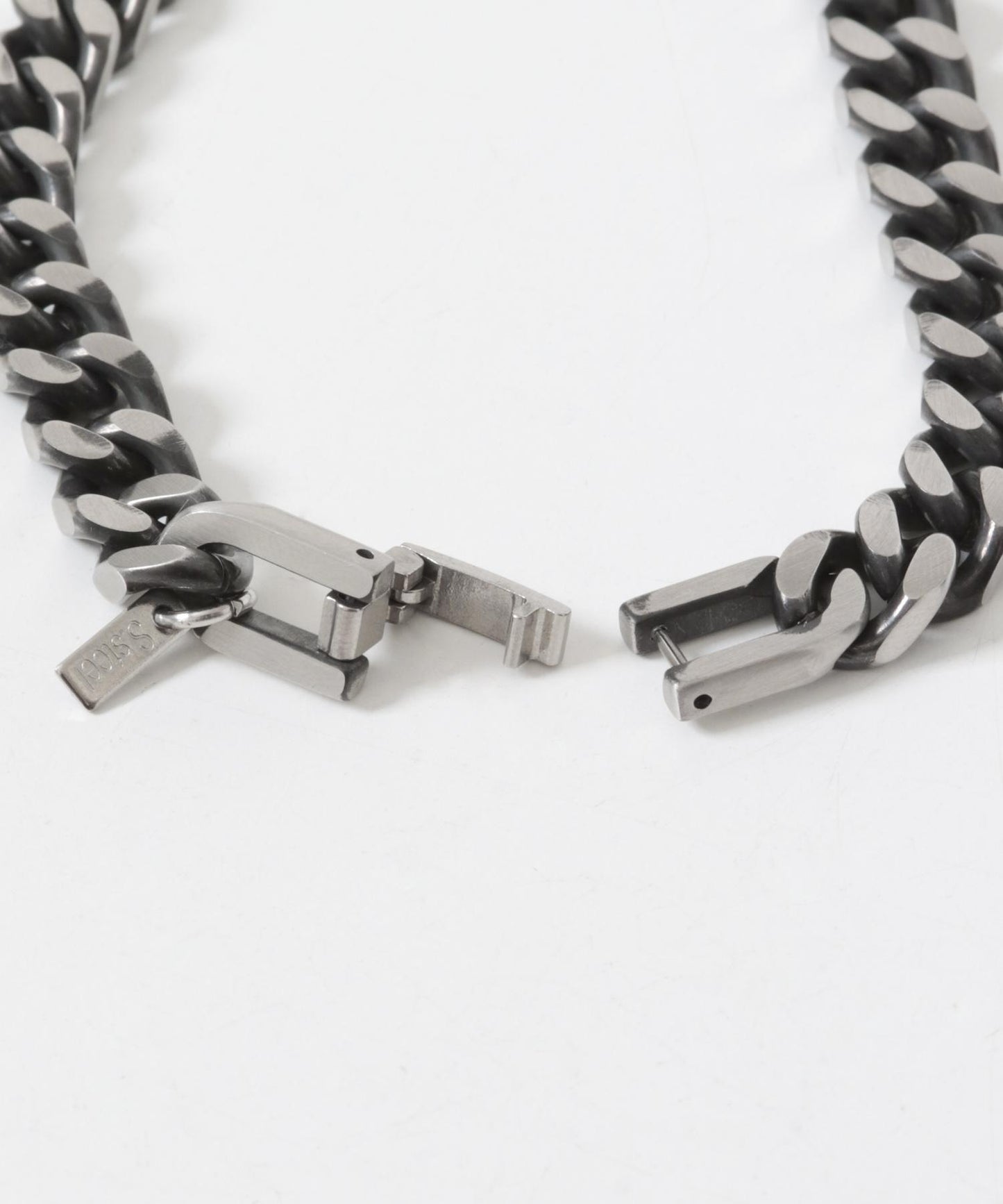 不鏽鋼啞光喜平鏈手鍊