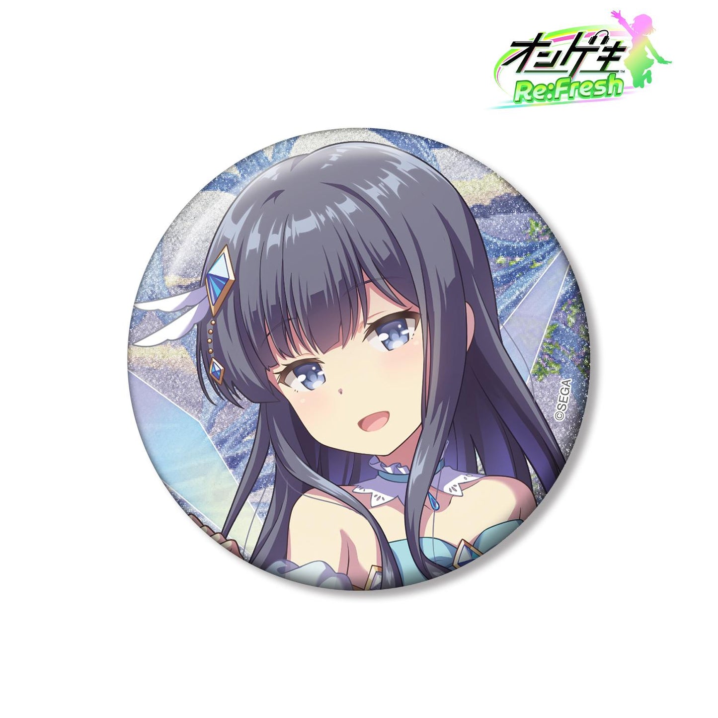 オンゲキ Re:Fresh_三角葵 4th視覺 珠光75mm徽章