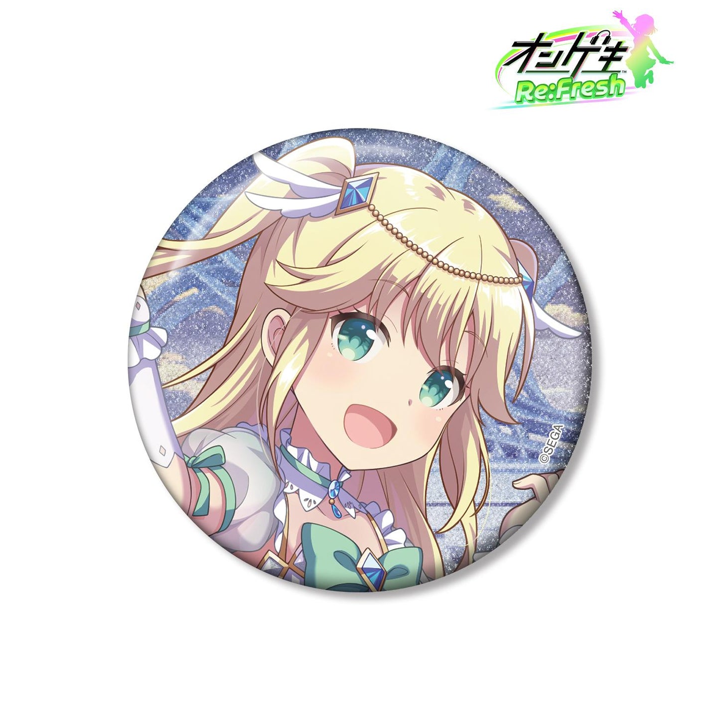 オンゲキ Re:Fresh_藤沢 柚子 4thビジュアル 閃粉75mm徽章