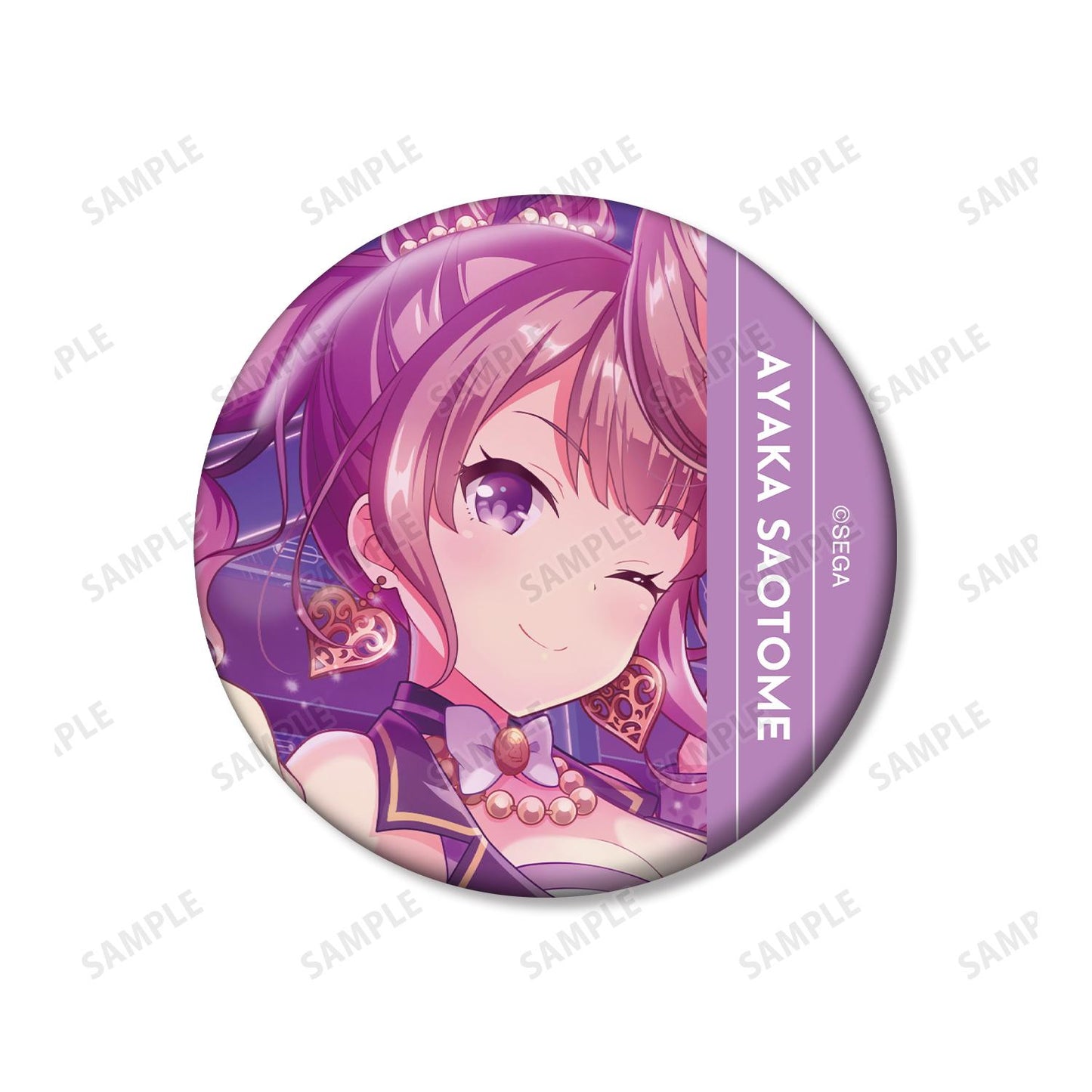 オンゲキ Re:Fresh_早乙女 彩華 徽章2枚套裝