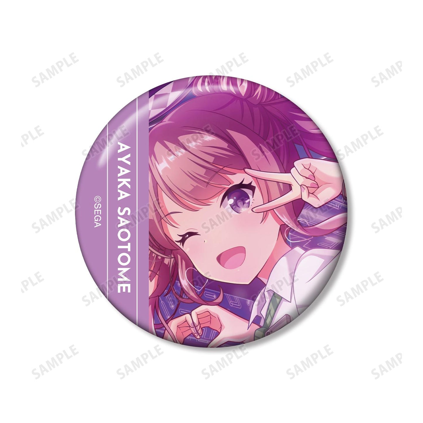 オンゲキ Re:Fresh_早乙女 彩華 徽章2枚套裝