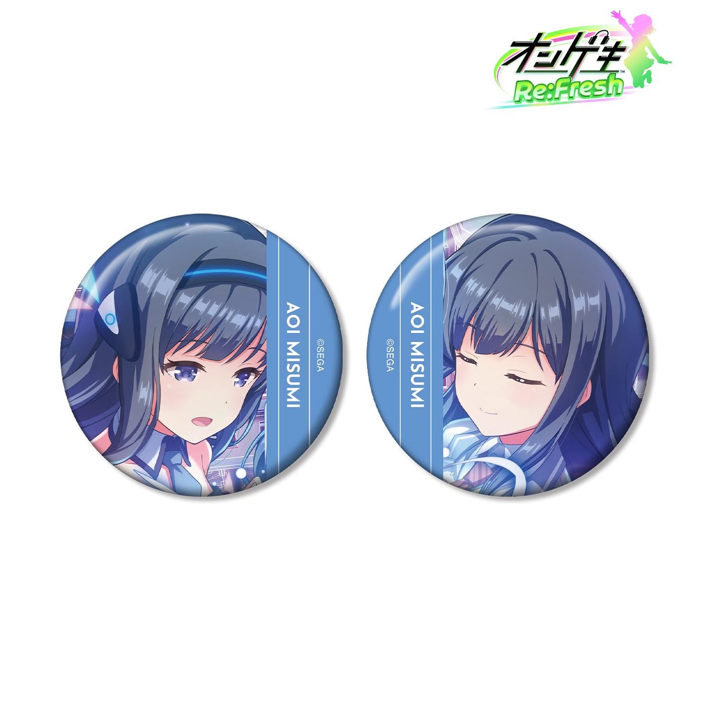 オンゲキ Re:Fresh_三角葵徽章2個套裝