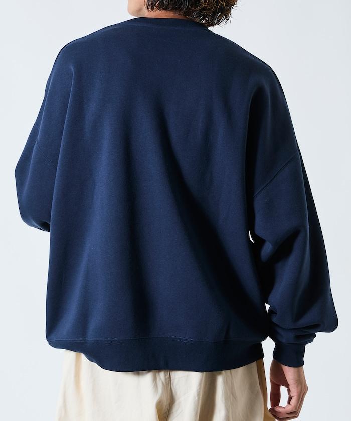 寬鬆版型前印花圓領衛衣 / CAT Portrait