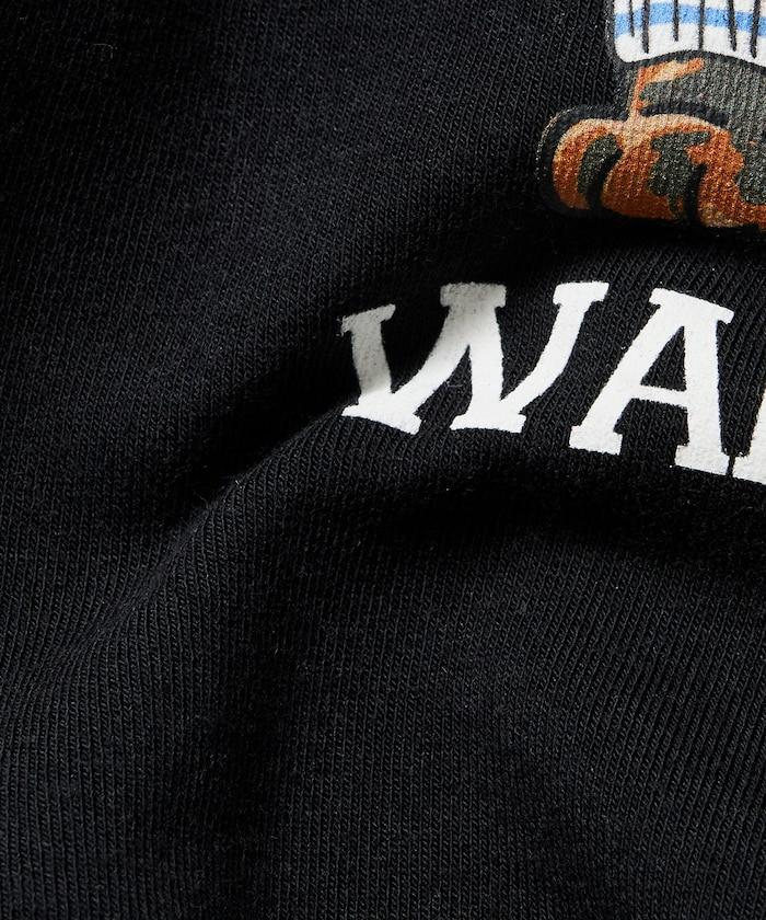 寬鬆版型 雙面印花 圓領衛衣 / THREE CATS