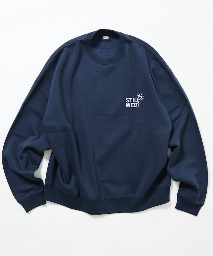 寬鬆版型背部印花圓領衛衣 / STILL WED