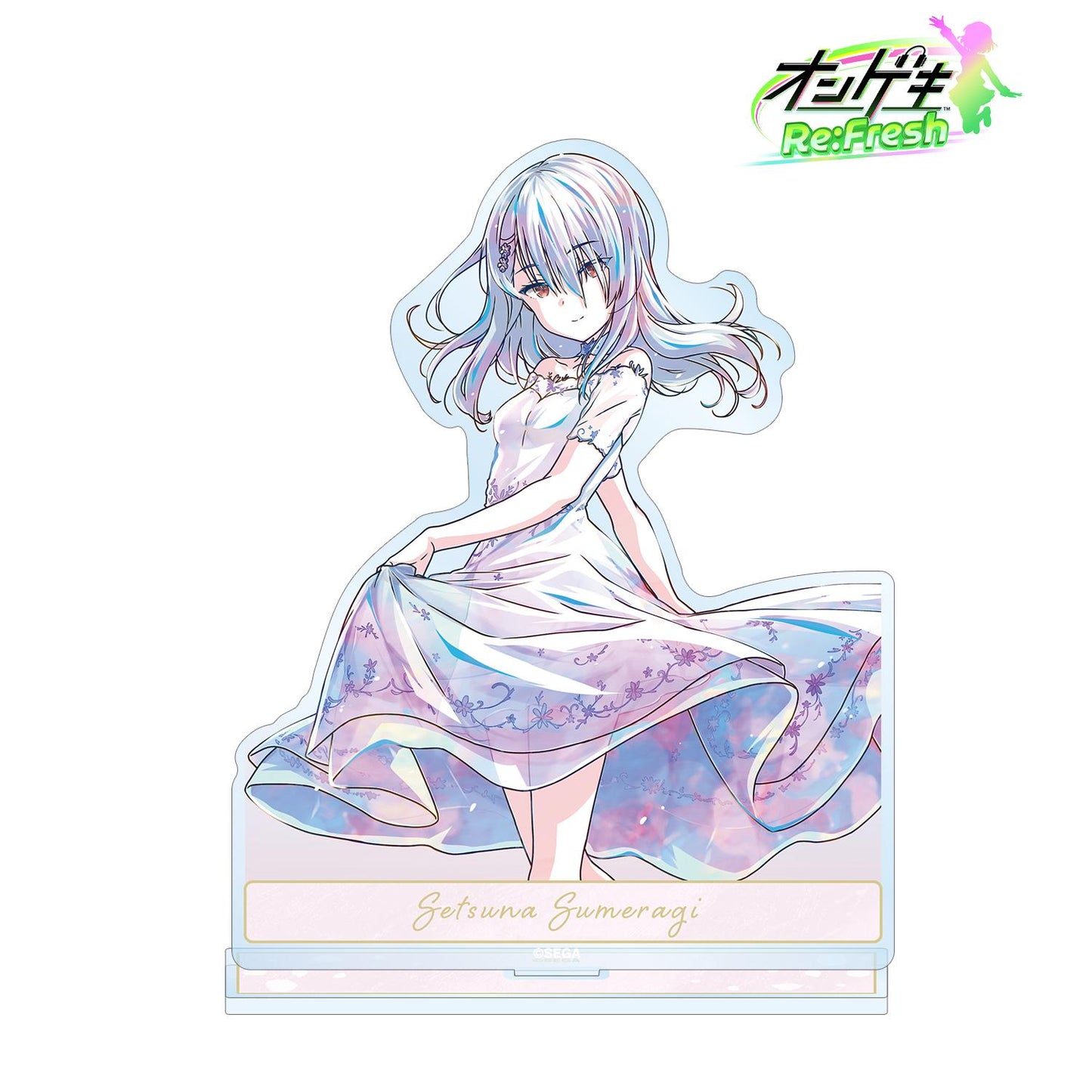 オンゲキ Re:Fresh_皇城 セツナ デイドリーム・フェアリーズ Ani-Art BIGアクリルスタンド 翻譯結果: 音擊 Re:Fresh_皇城剎那 白日夢妖精 Ani-Art 大號亞克力立牌