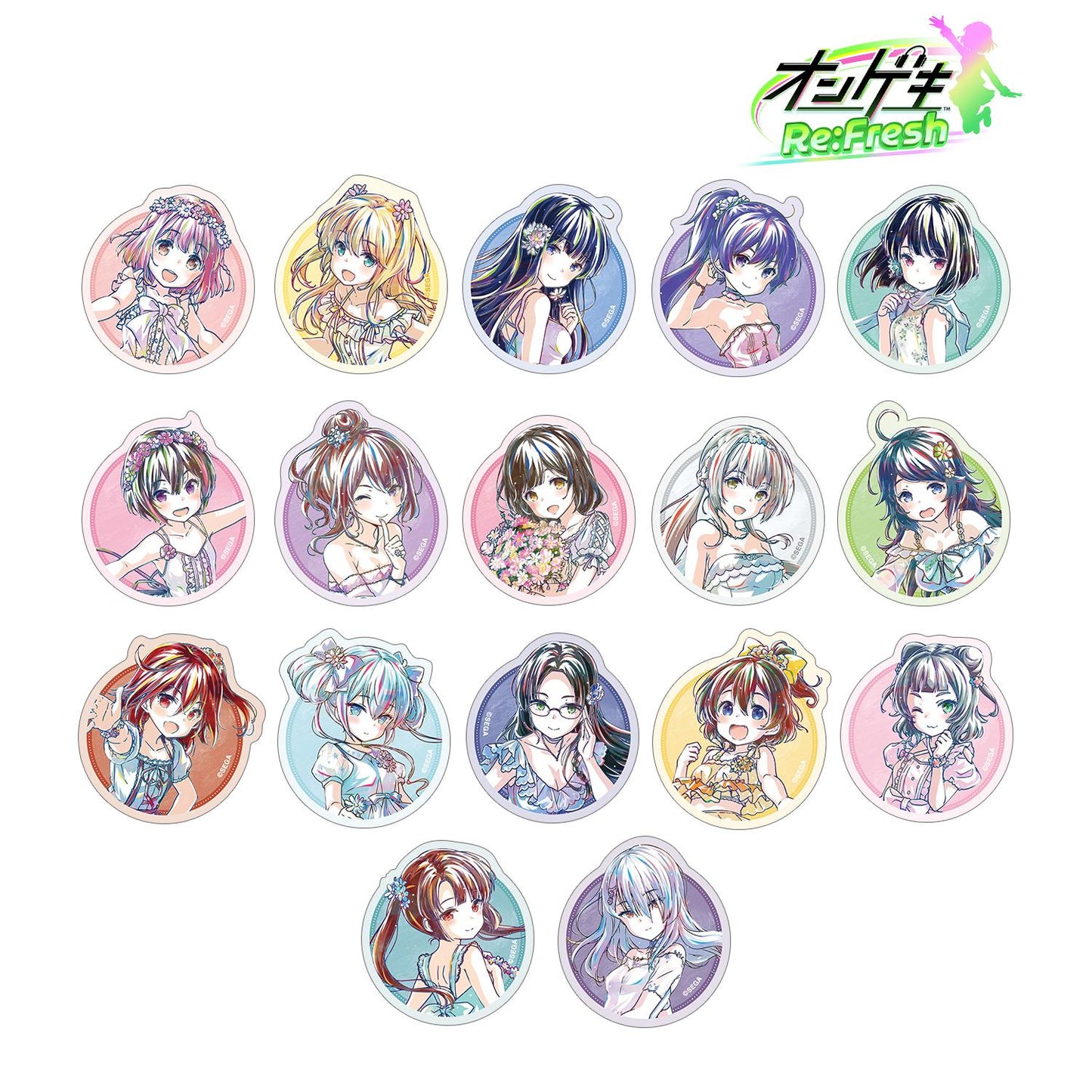 音擊 Re:Fresh_隨機 日間夢境妖精 Ani-Art貼紙(單品/全套BOX)【BOX/內含17包】