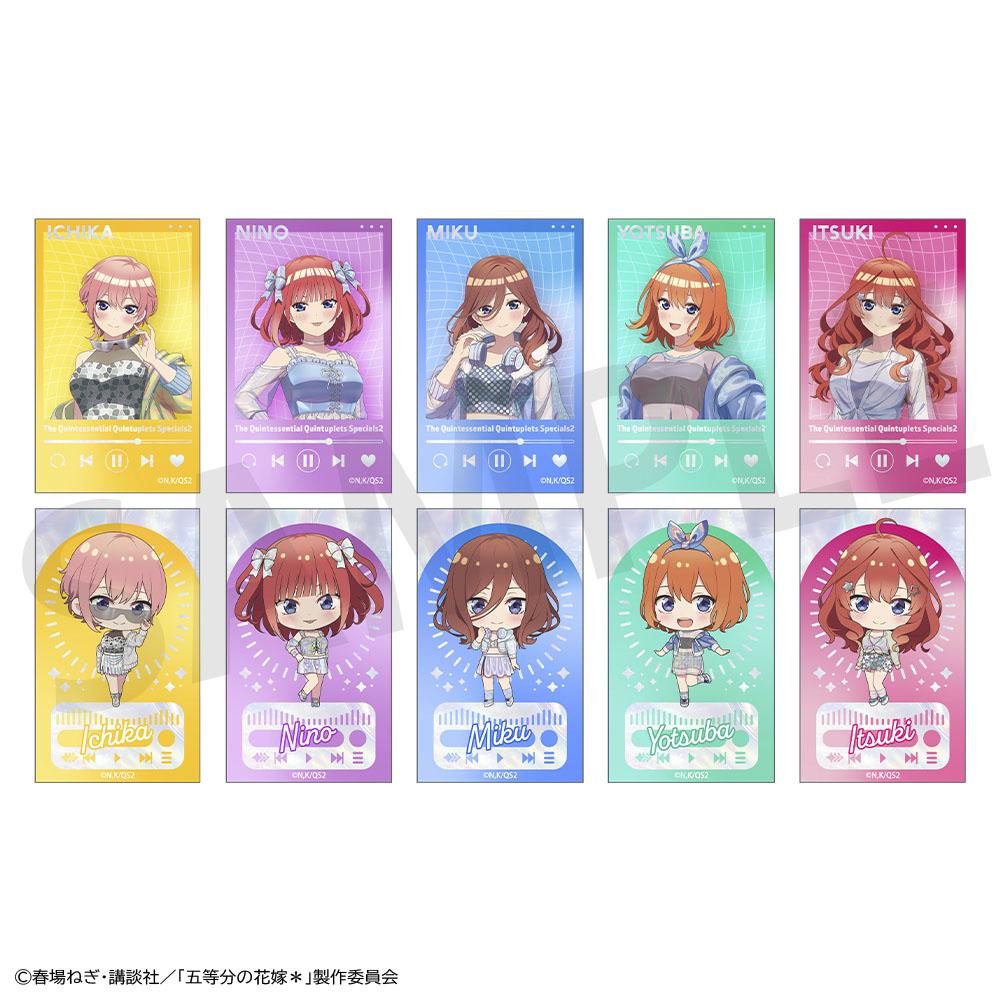 《五等分的新娘》* 迷你隨機寫真卡【BOX/5枚入】