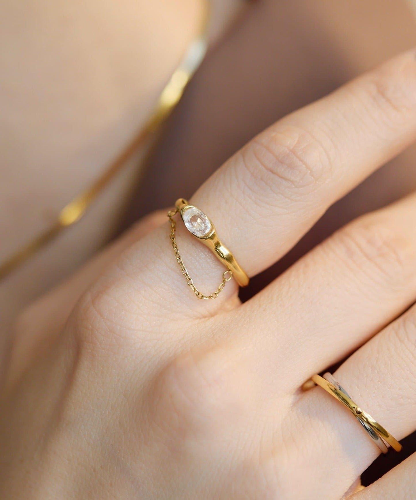 金屬過敏適用/不鏽鋼前置鏈戒