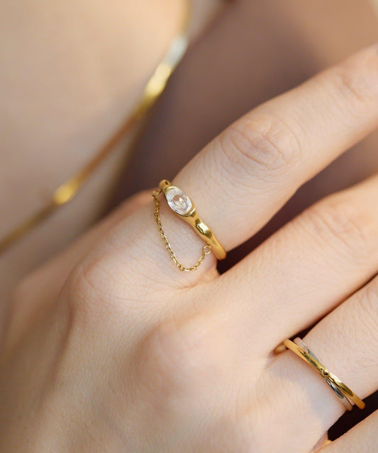 金屬過敏適用/不鏽鋼前置鏈戒