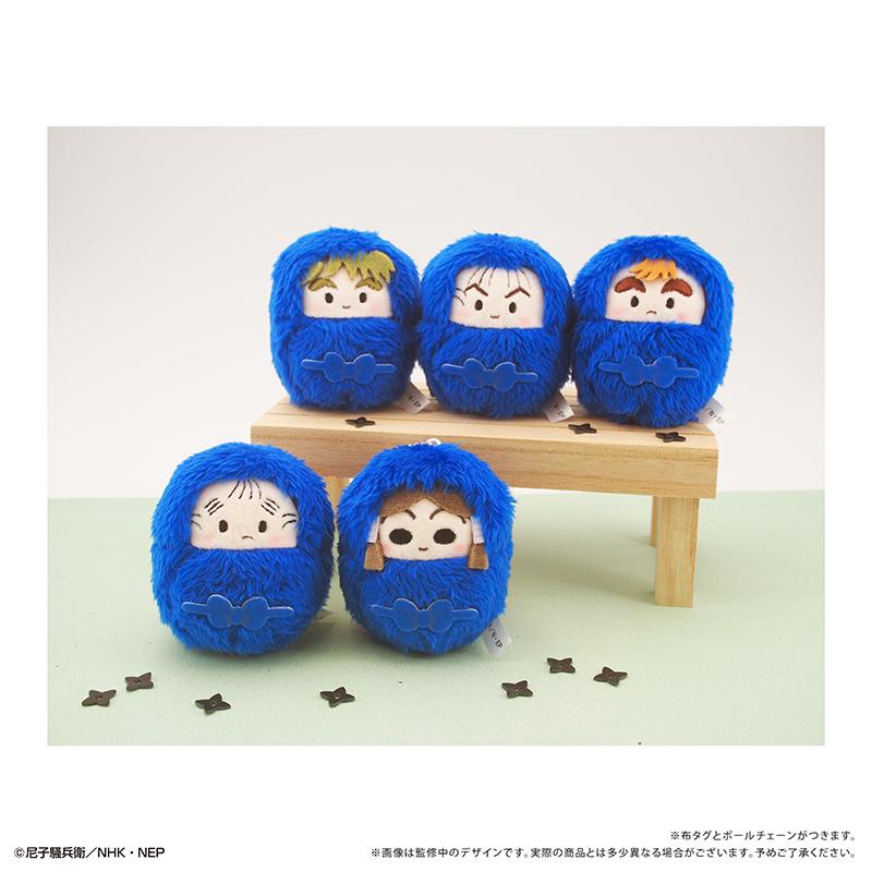 《忍者亂太郎》 軟萌掛件公仔 Vol.7【全套BOX/5個裝】