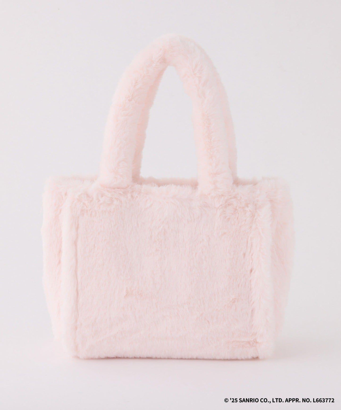 【My Melody/《庫洛米》聯名】帶吊飾毛絨迷你托特包