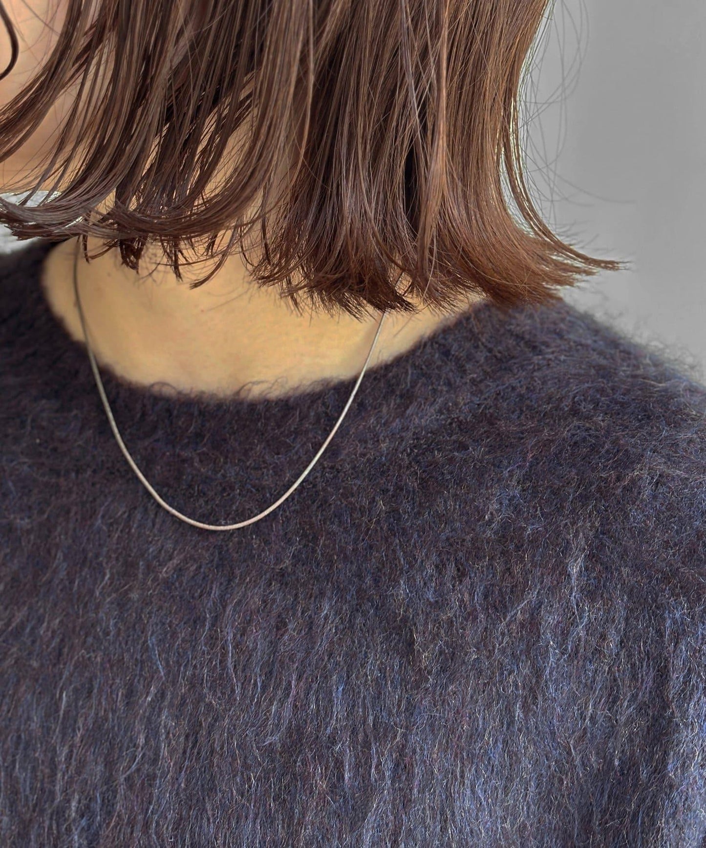 MIX紗仿馬海毛針織衫