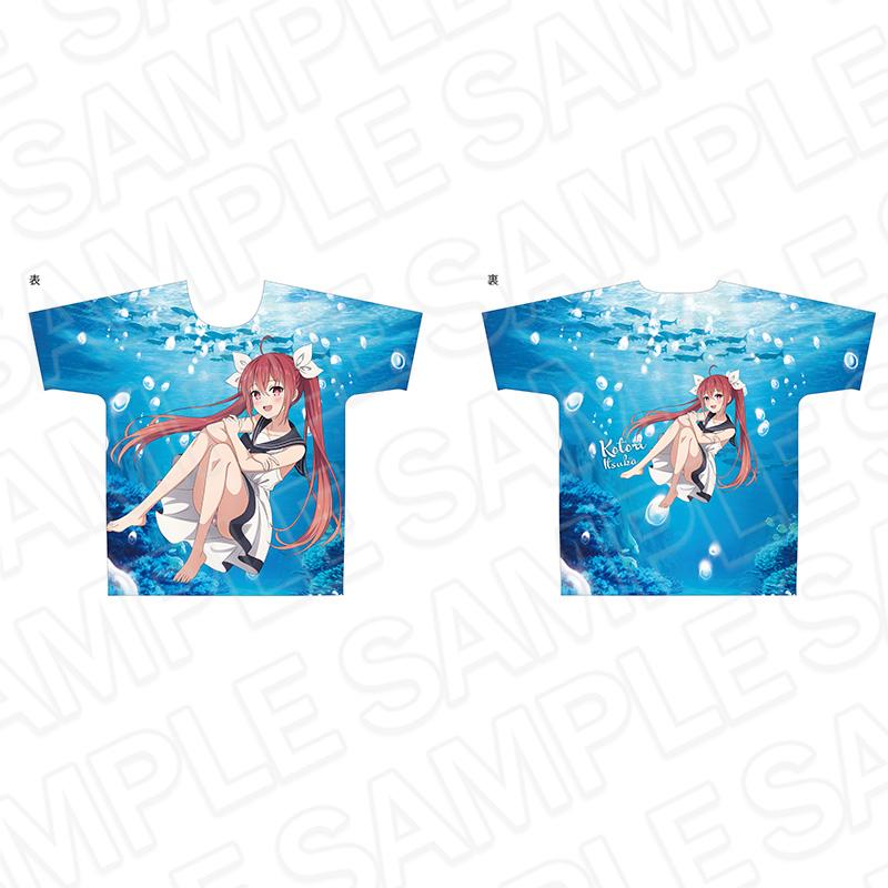 《約會大作戰》V_全幅印花T恤 五河琴裡 海洋款