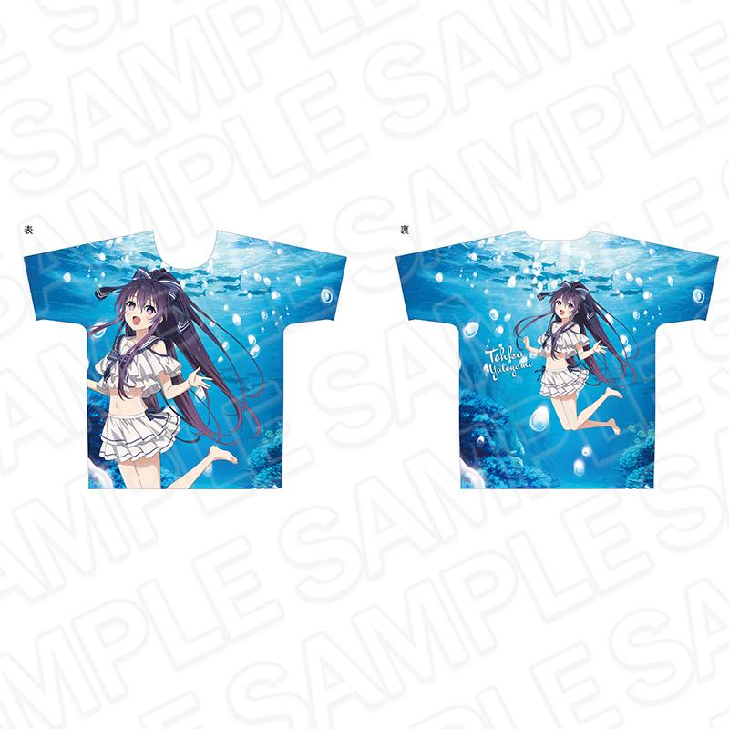 《約會大作戰》V_全幅印花T恤 夜刀神十香 海洋版