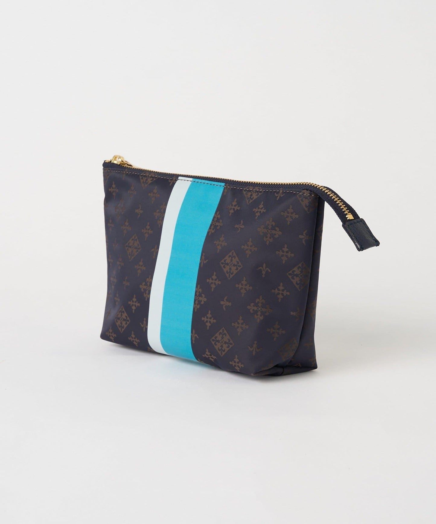 條紋印花化妝包 M