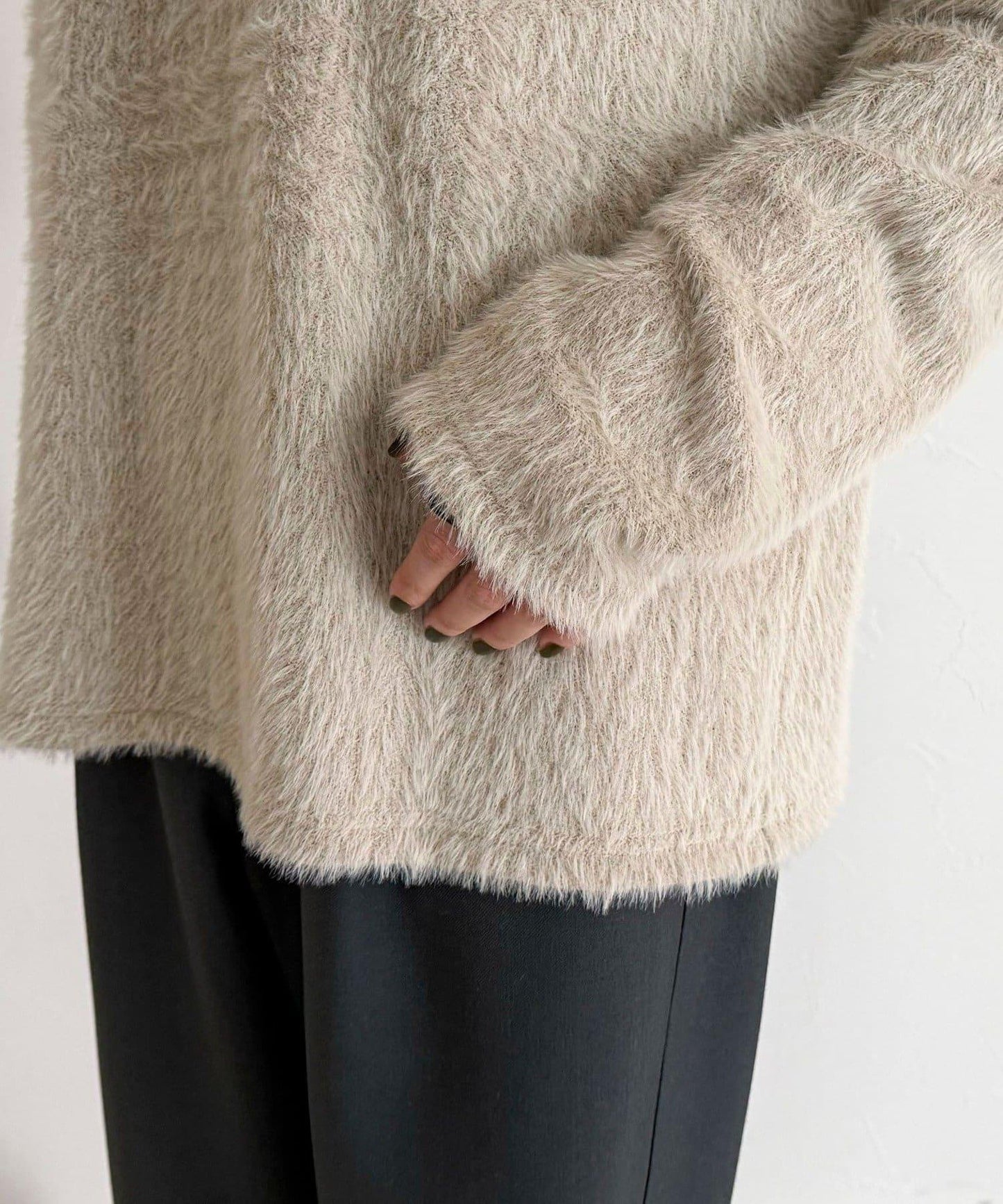 不規則下襬長袖T恤