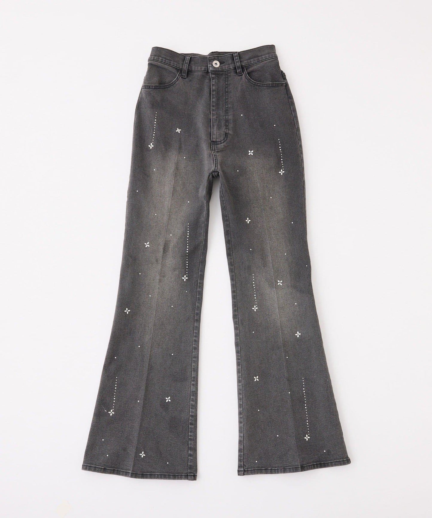 美腿水鑽牛仔褲