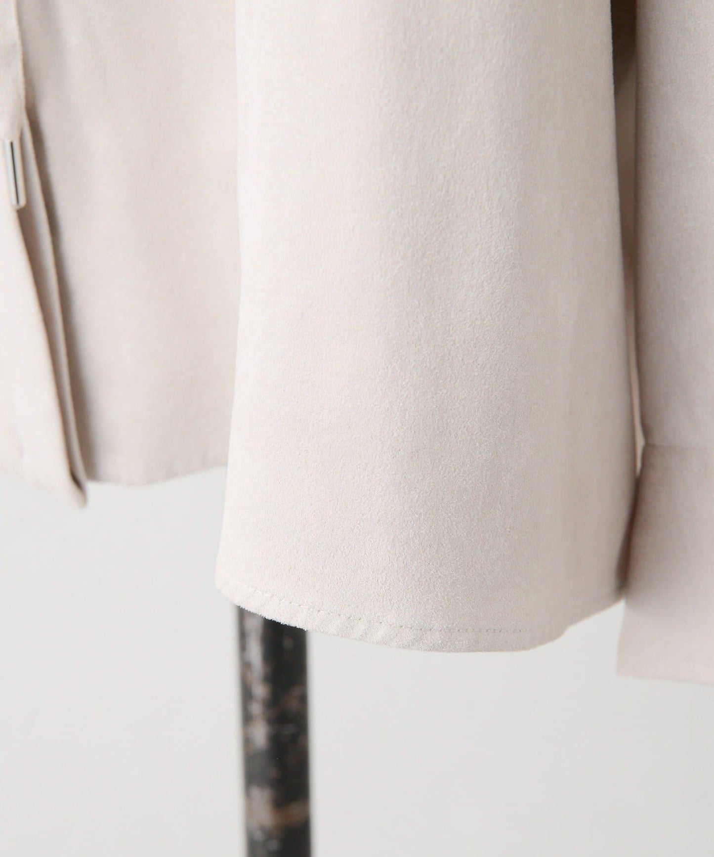 可調節廓形抽繩麂皮長款上衣/麂皮襯衫【SUM1 STYLE】