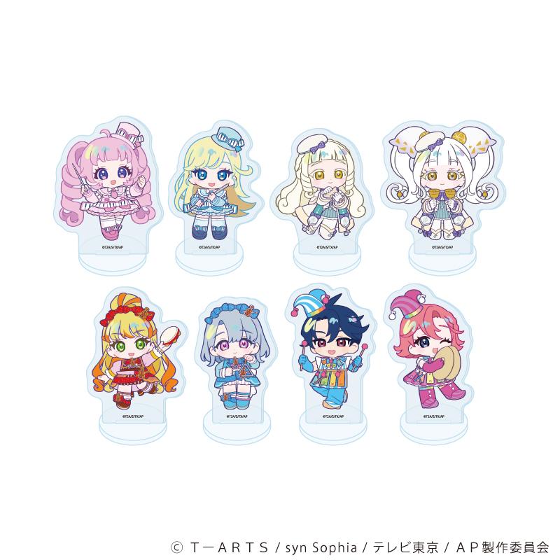 ひみつのアイプリ_亞克力迷你立牌05/秋日音樂ver. 全套(共8款)(Q版角色插畫)【全套/8個裝】