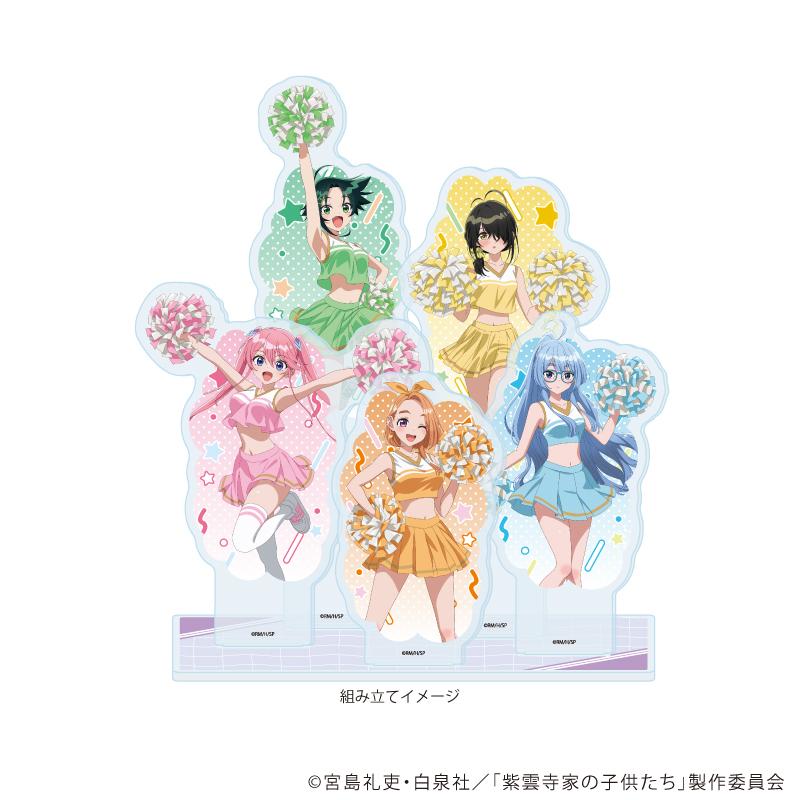 紫雲寺家的孩子們_高級亞克力場景立牌01/啦啦隊女孩版(新繪插畫)