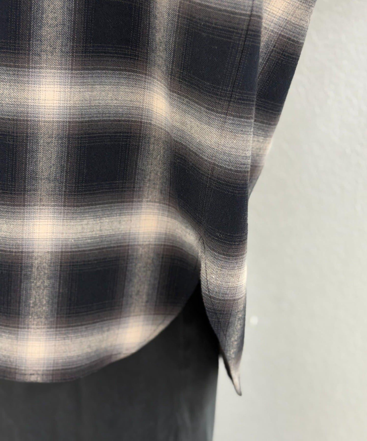 基礎漸變格紋襯衫