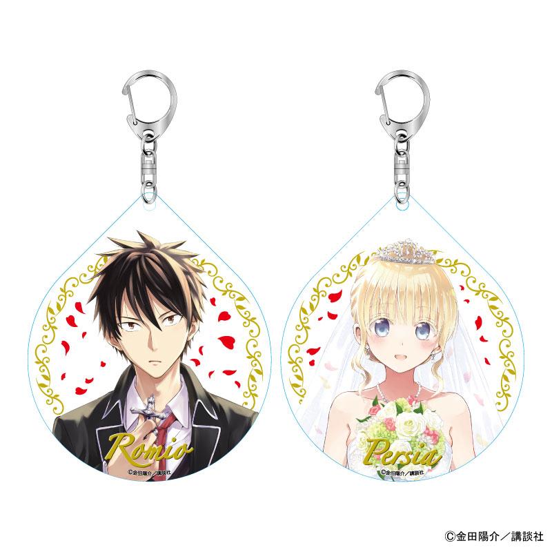 《寄宿學校的朱麗葉》情侶亞克力鑰匙扣套裝B 露壬雄&朱麗葉