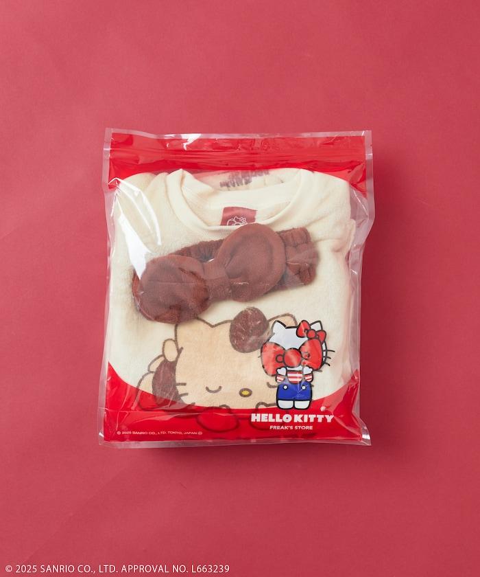 「HELLO KITTY」帶髮帶睡衣套裝