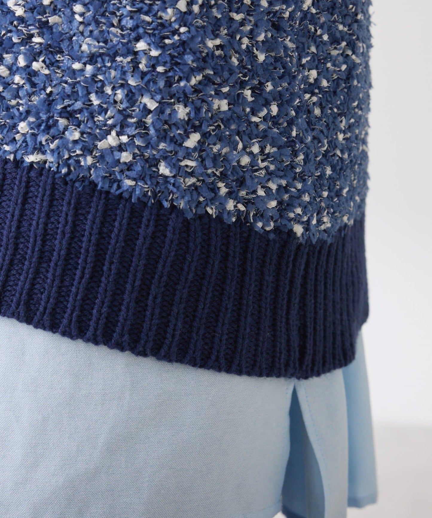 【加分單品】仿粗花呢針織馬甲