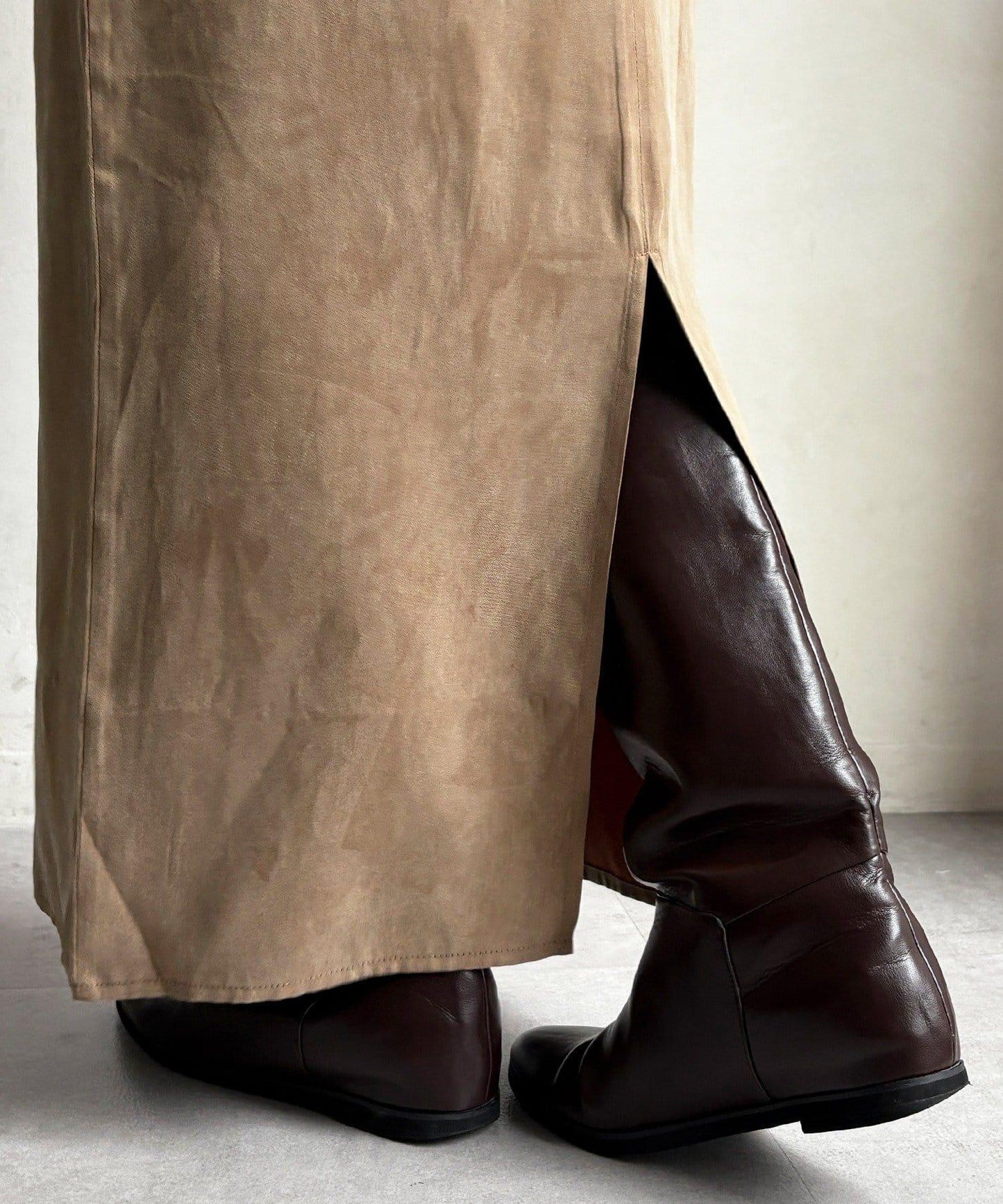 緞面直筒半身裙