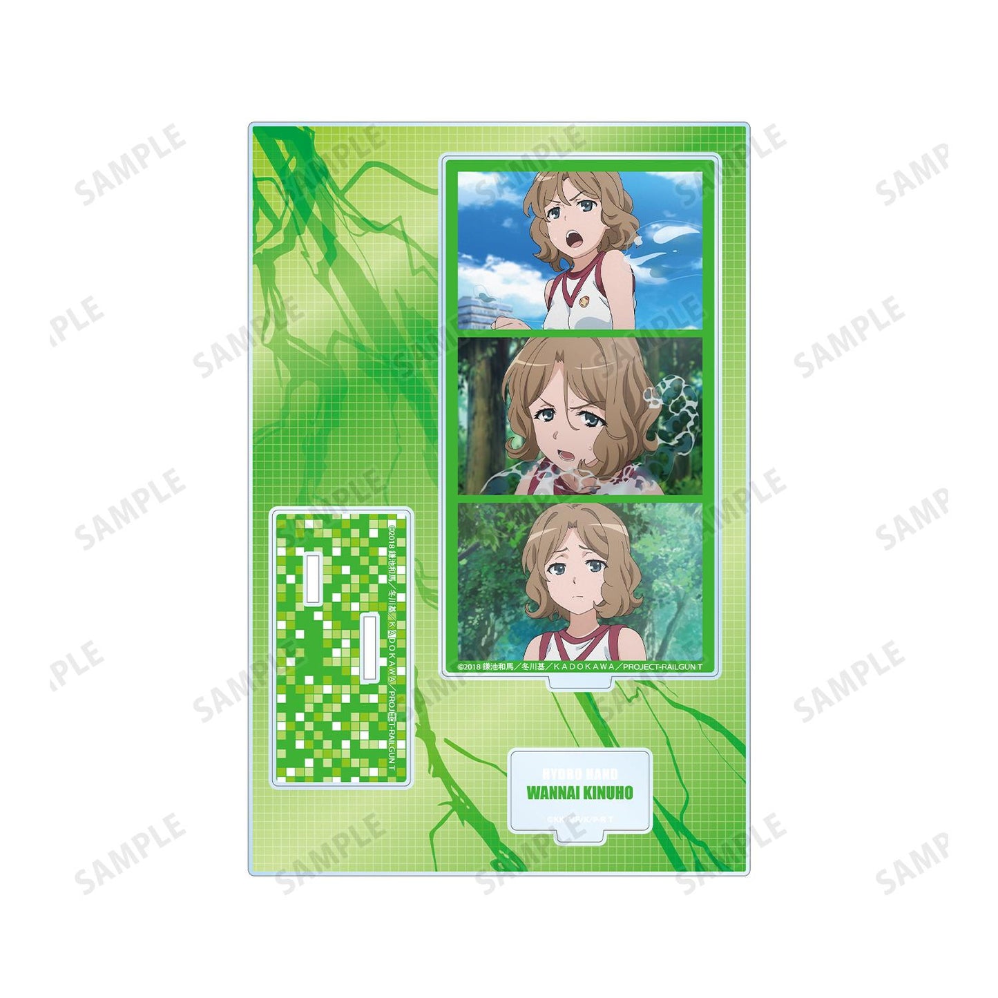 《某科學的超電磁炮》T_灣內絹保 場景配件大號亞克力立牌