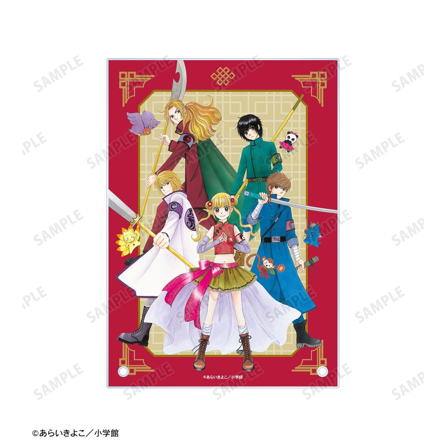 Dr.林來問問看!_新井清子老師全新繪製 光之巫女&四神ver. 合集 A5亞克力板