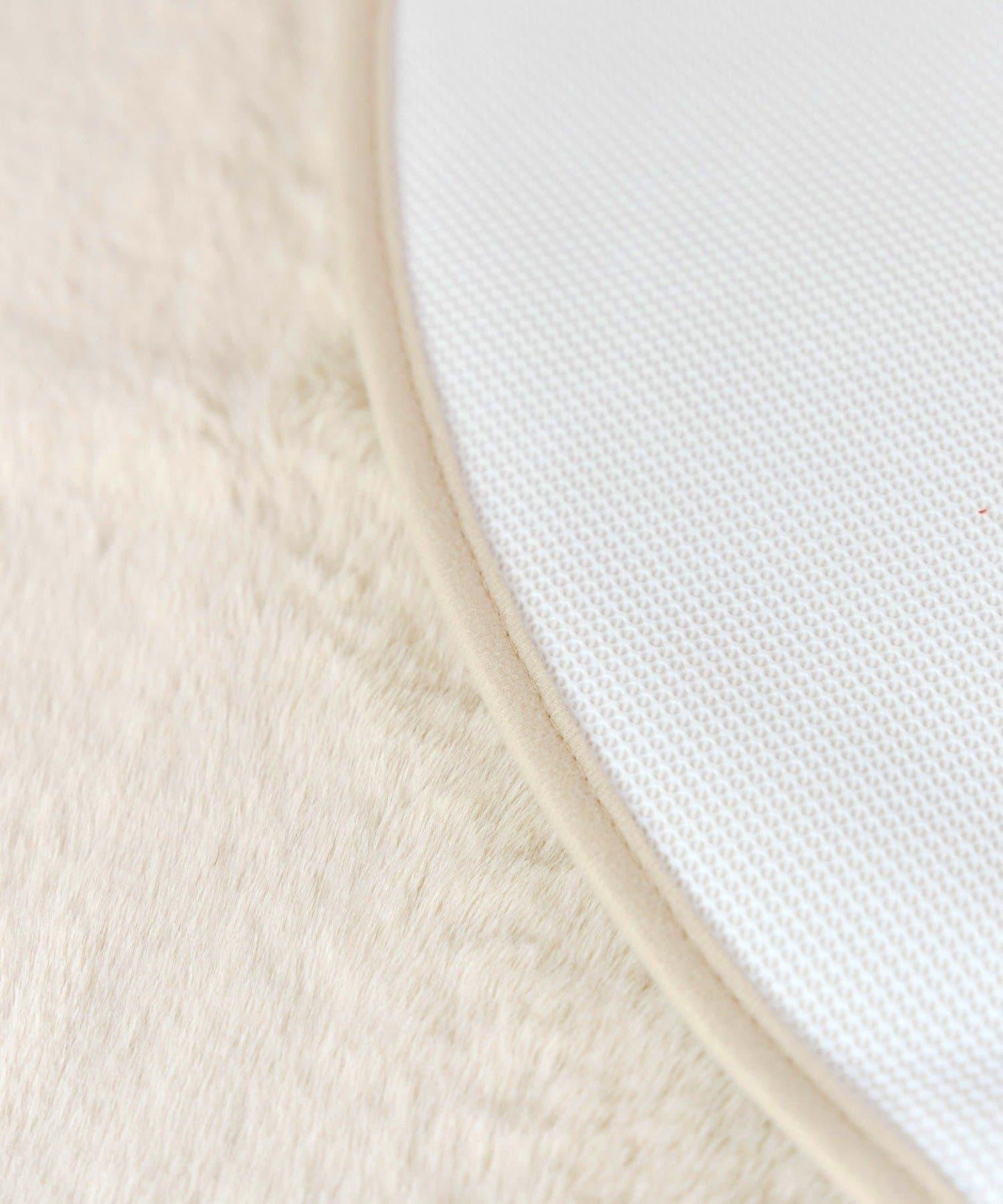 仿兔毛圓形地墊:90cm