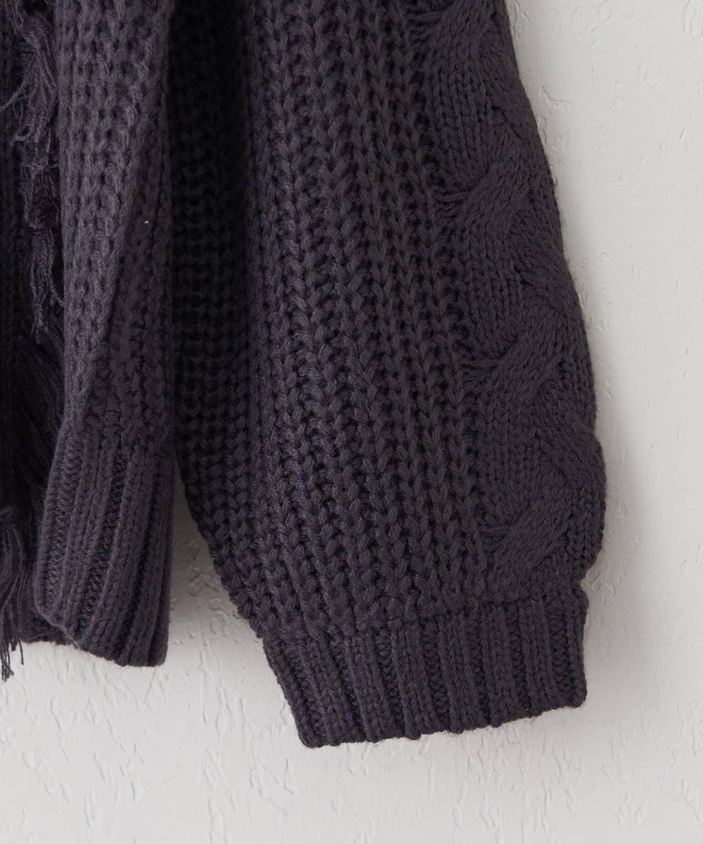 【NAO】流蘇編織針織套頭衫