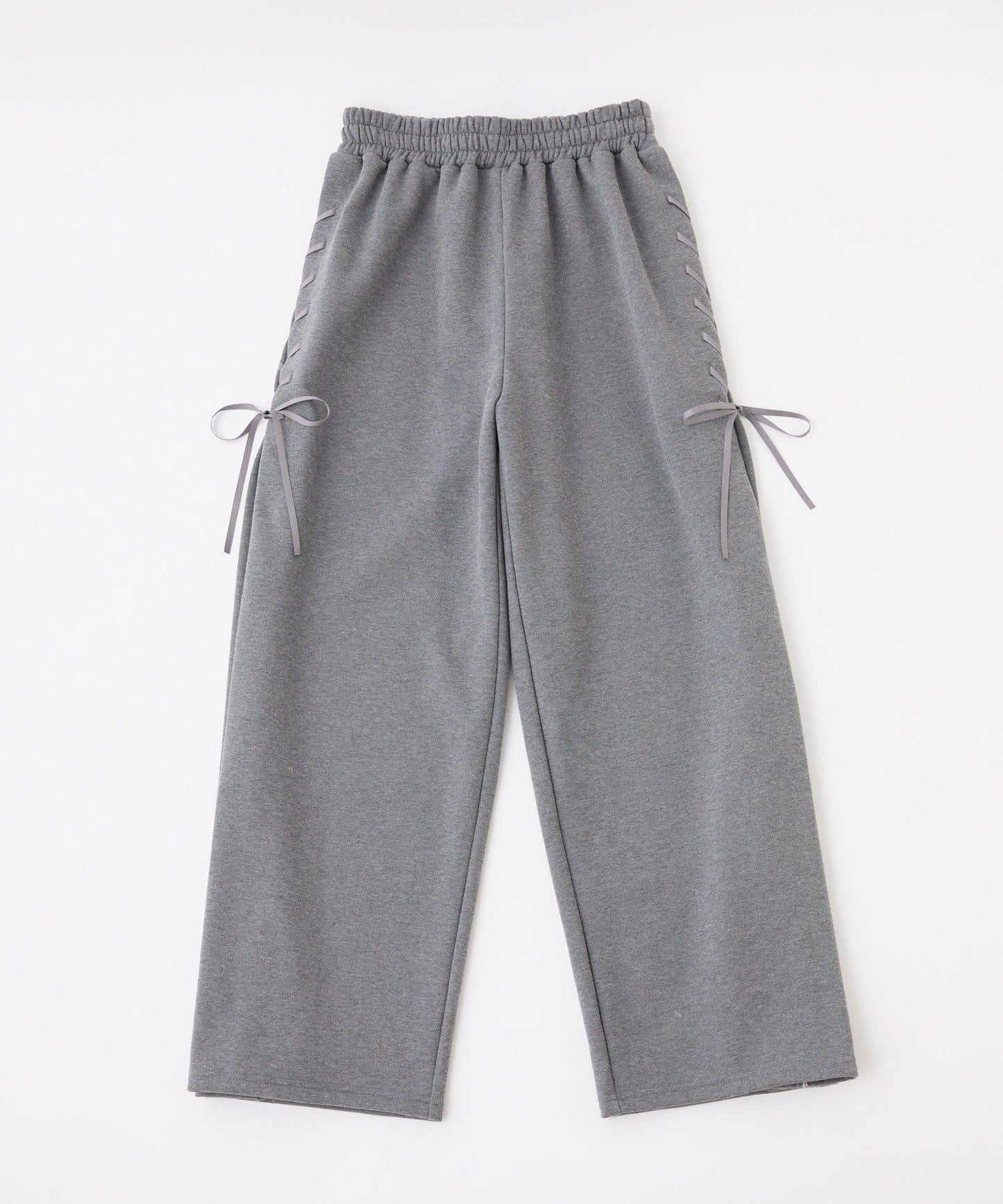 【可成套搭配】繫帶剪裁長褲