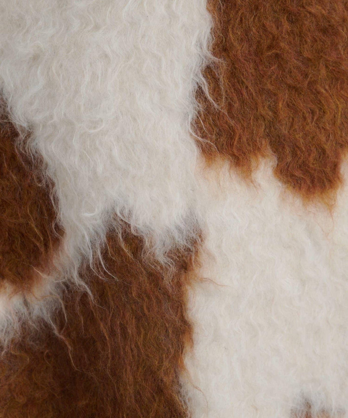 動物紋長毛針織衫