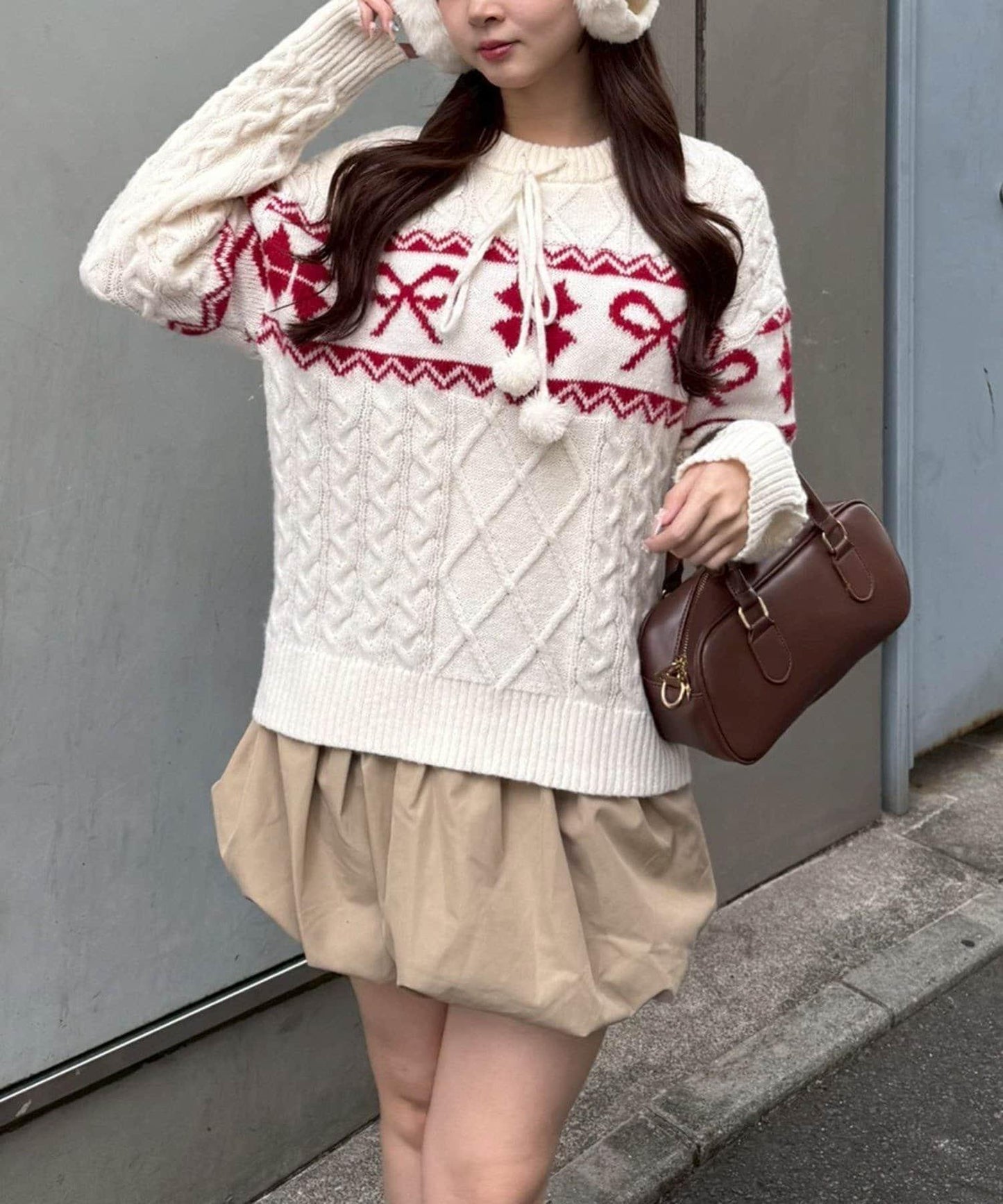 【HolidayCollection】考究風針織套頭衫