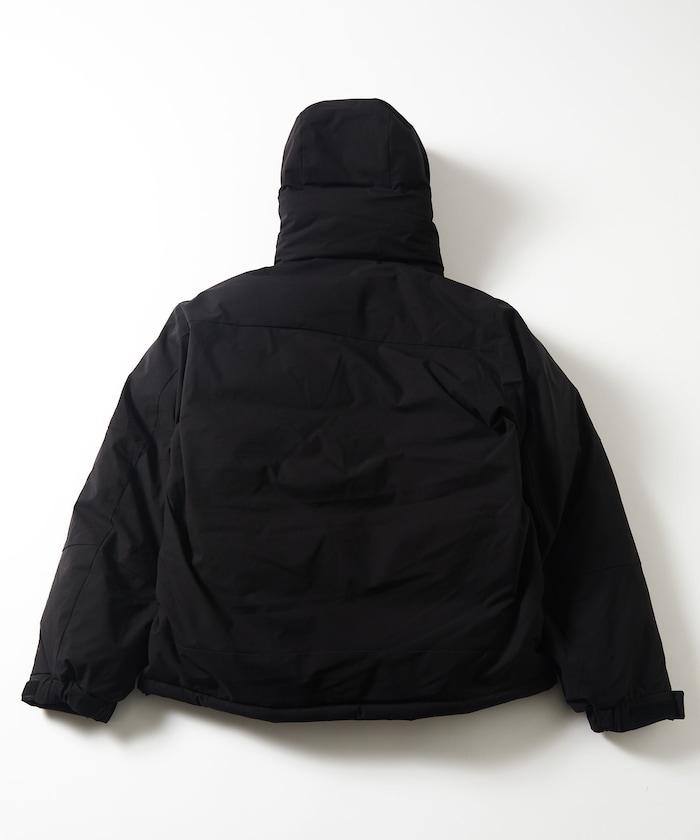 特別寬鬆版型拼接短款羽絨服