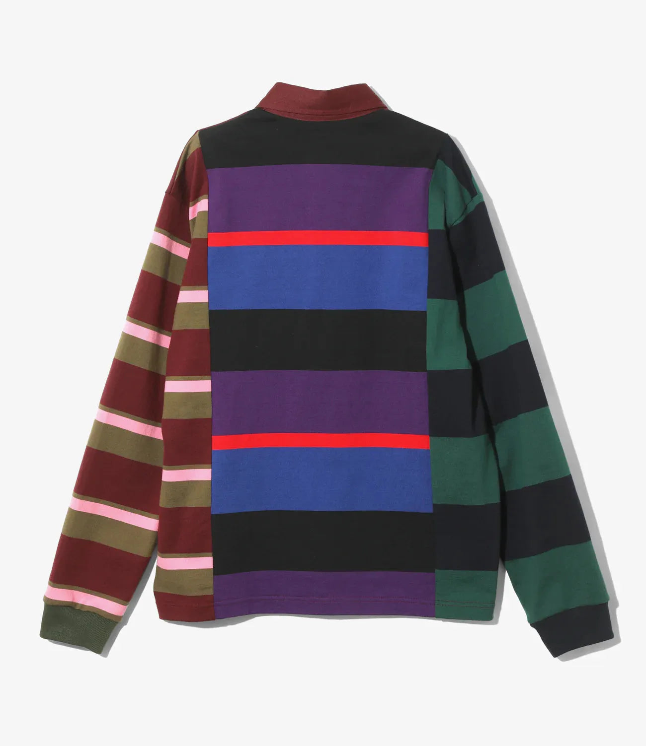 South2west8 拼色設計 棉質平紋布 Rugger Shirt 襯衫 Crazy Pattern A款