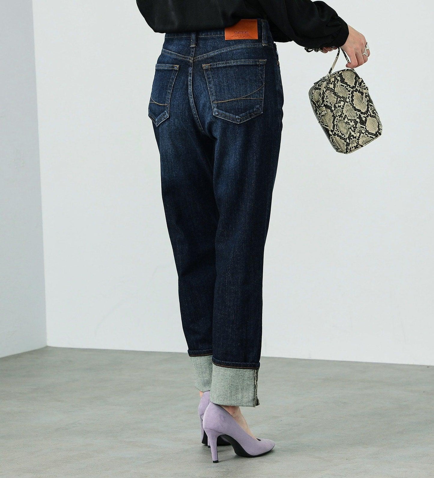 SOMETHING ELSA STRAIGHT 直筒牛仔褲