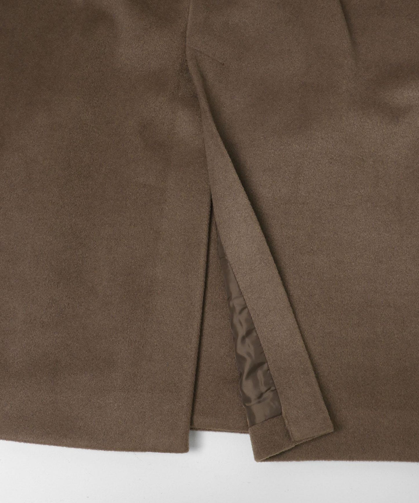 羊毛混紡雙排扣長款大衣