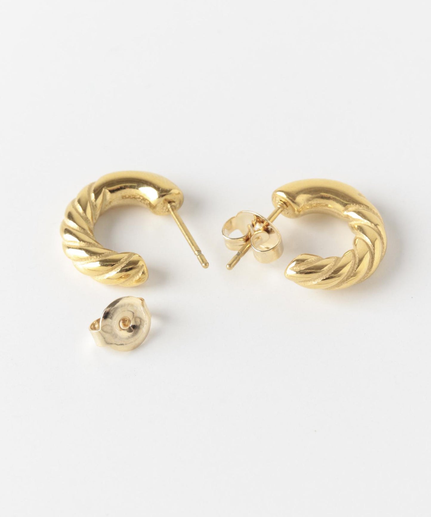 不鏽鋼復古風圈形耳環