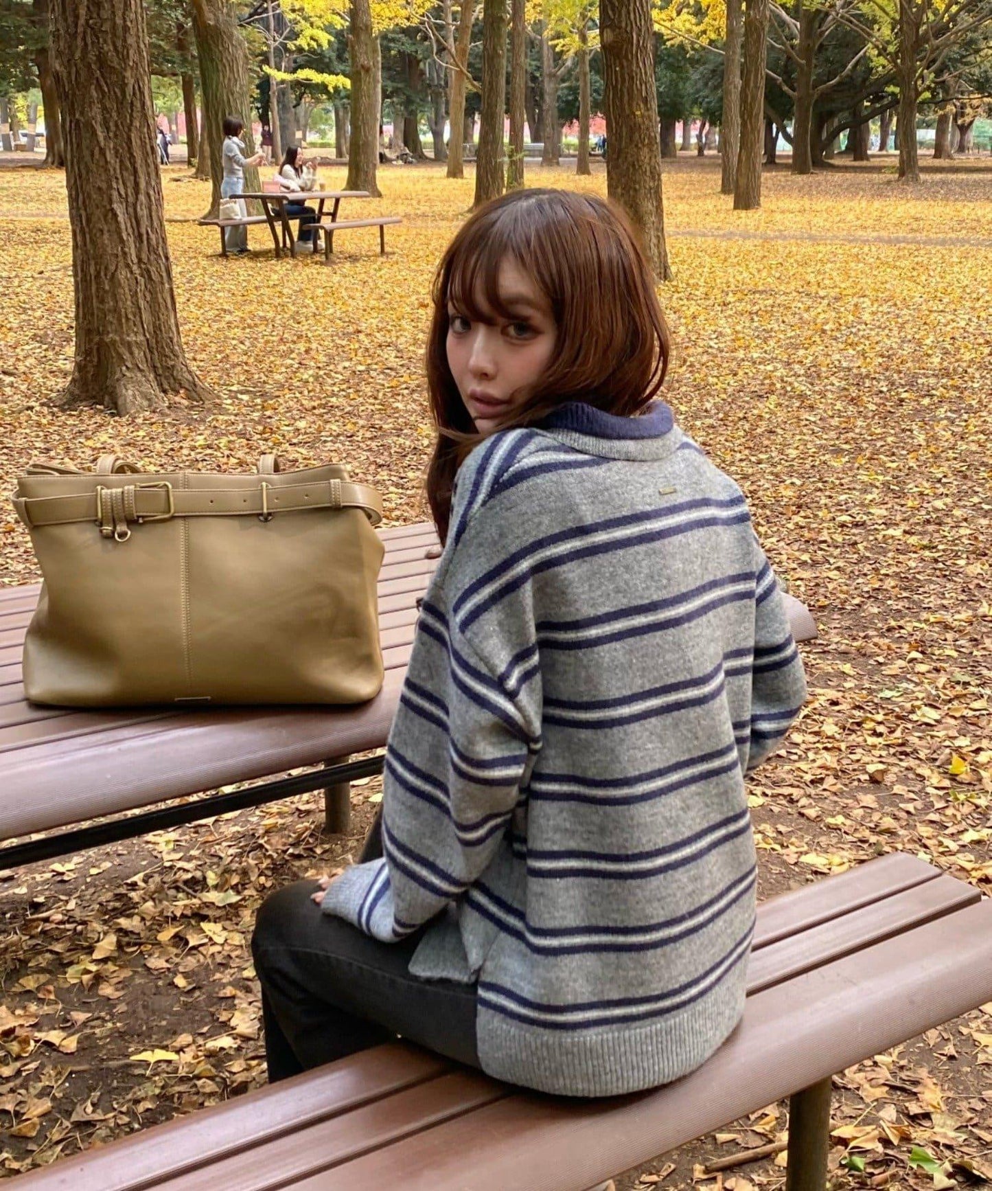 【A4可用】配腰帶托特包