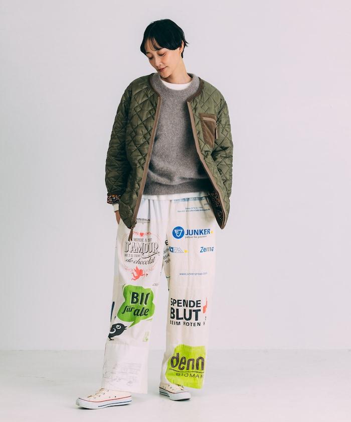 vintage歐式環保袋改造褲