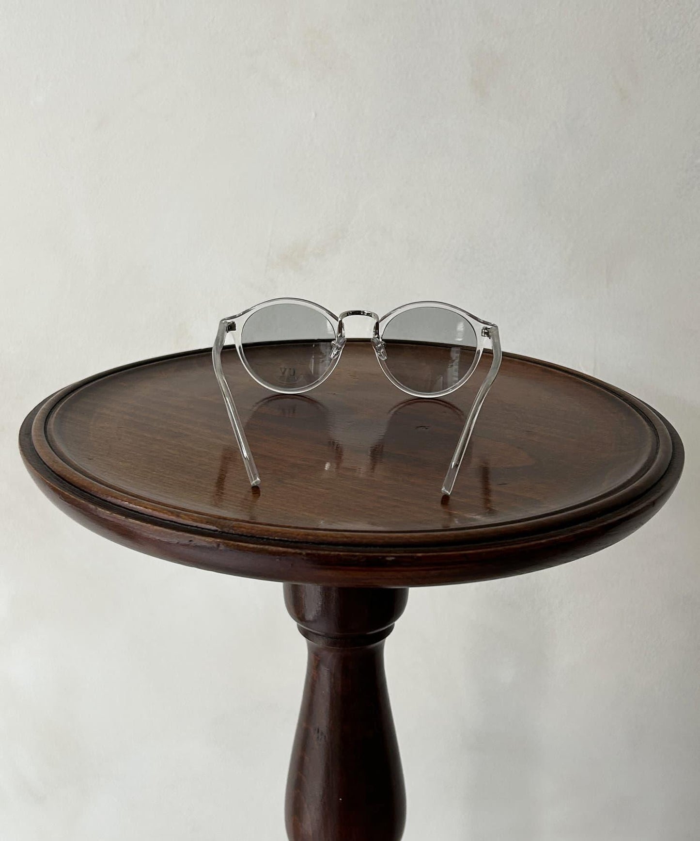 波士頓款透明鏡框太陽鏡