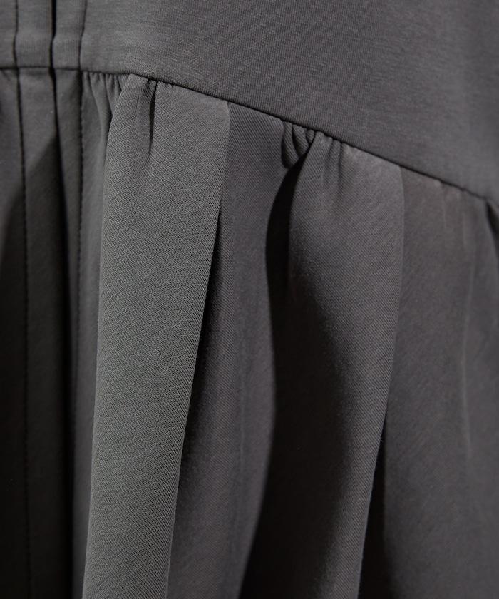 箱型荷葉邊開衫套裝