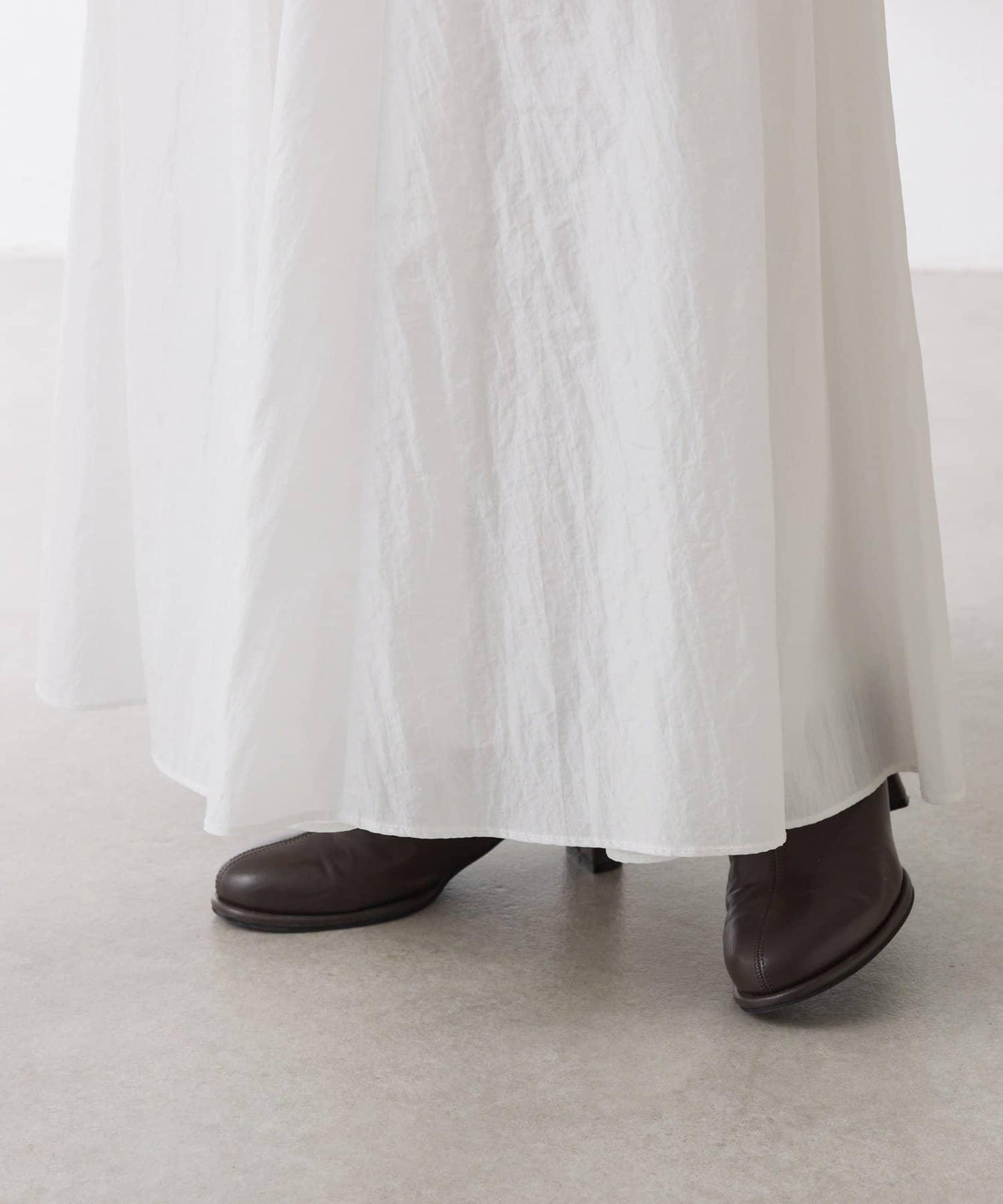 【全鬆緊腰】褶皺半身裙